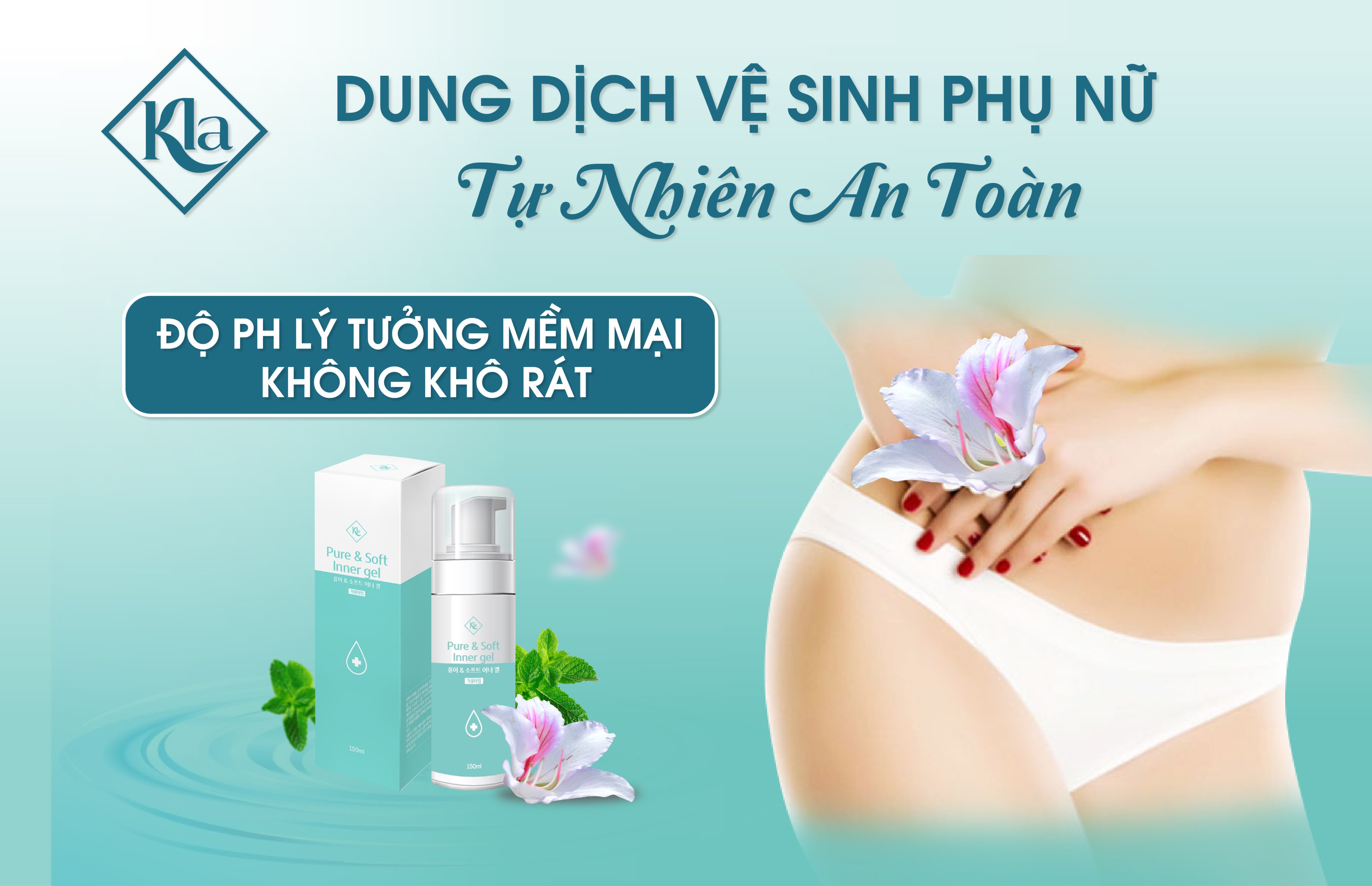 Dung Dịch Vệ Sinh Phụ Nữ Pure & Soft Inner Gel có gì mà HOT đến vậy????