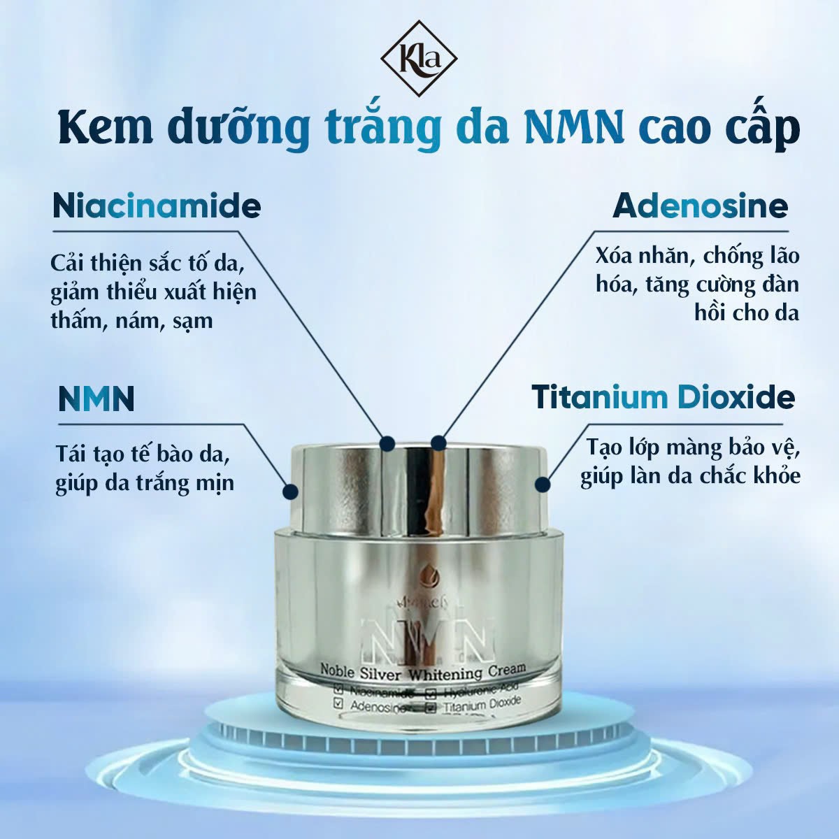 KEM TRẮNG DA BAN NGÀY NMN MYHAELYN