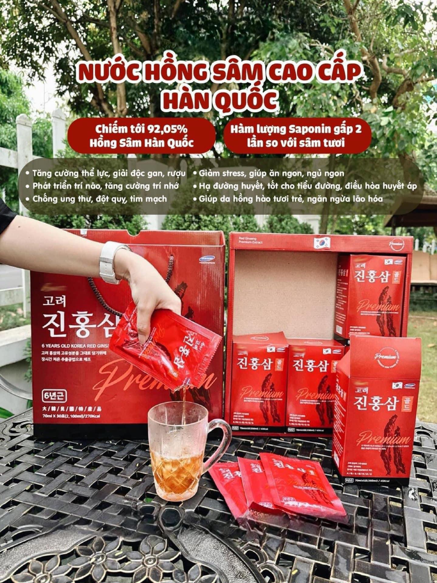 Nước uống Hồng sâm Bori Hàn Quốc