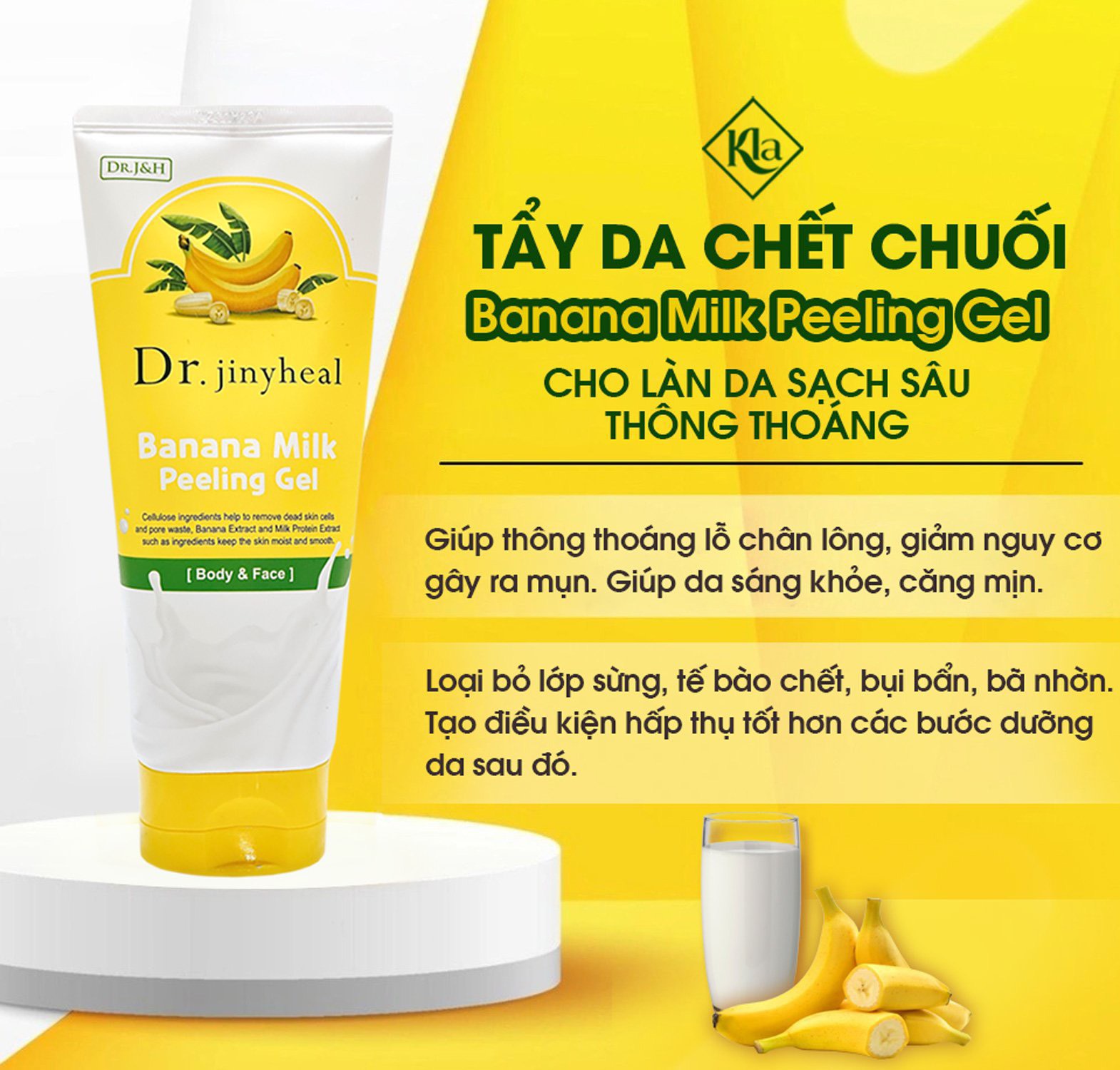 TẨY DA CHẾT SỮA CHUỐI DR.JINYHEAL