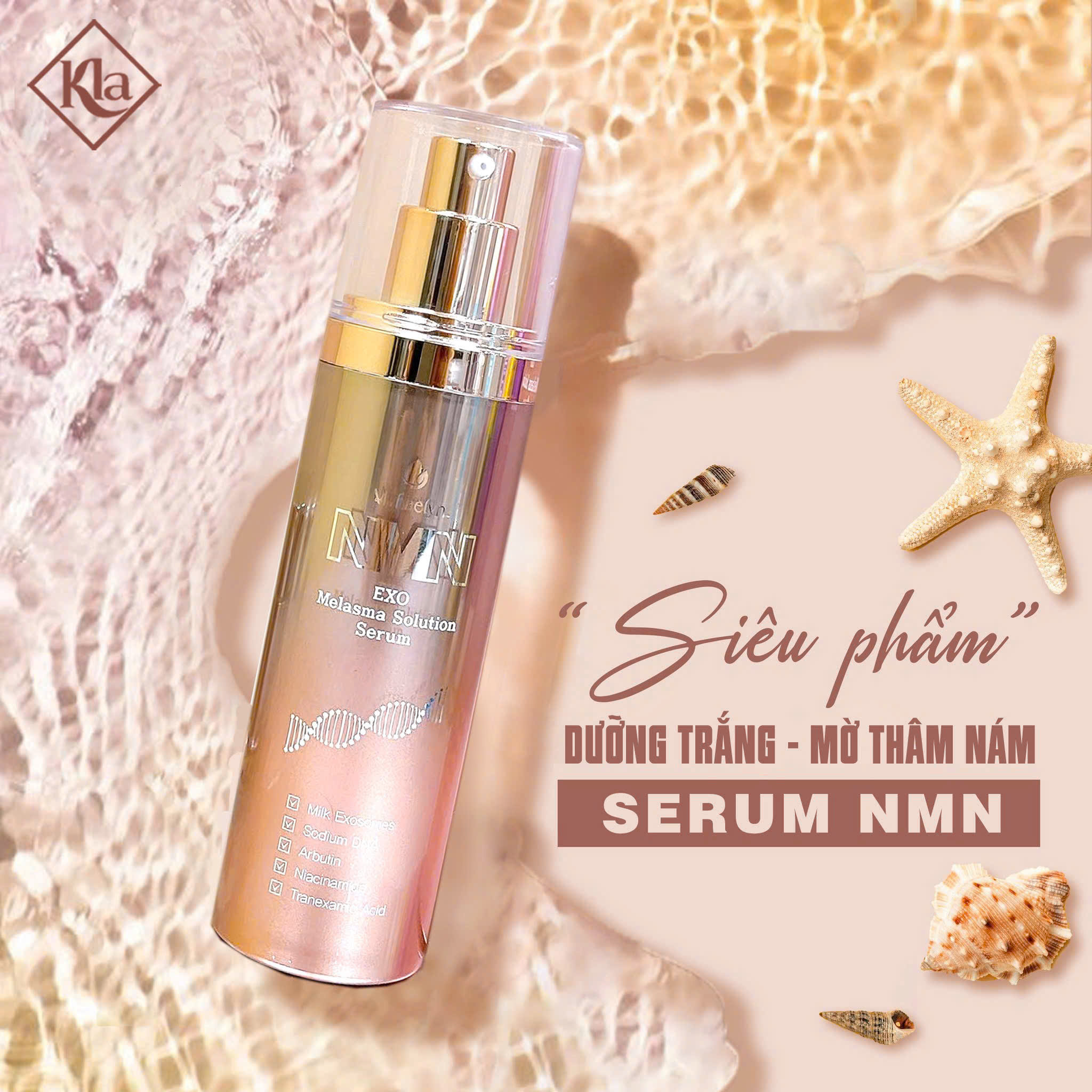 SERUM TRẮNG DA MỜ NÁM NMN MYHAELYN