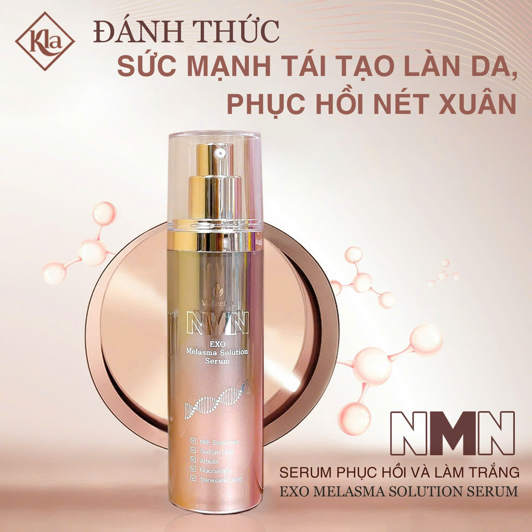 SERUM TRẮNG DA MỜ NÁM NMN MYHAELYN